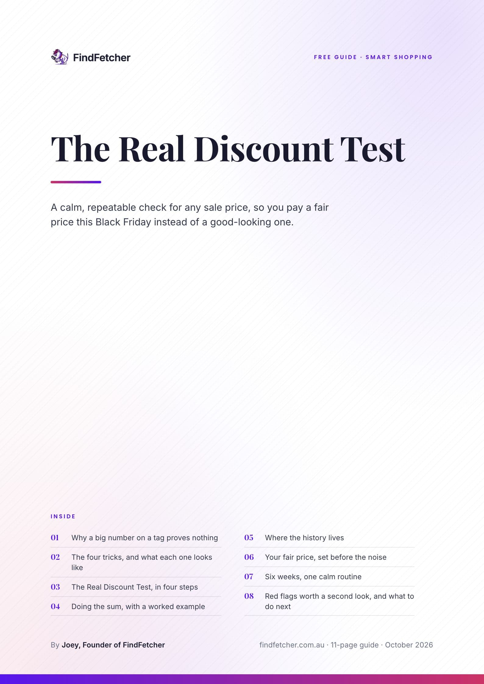 The Real Discount Test cover