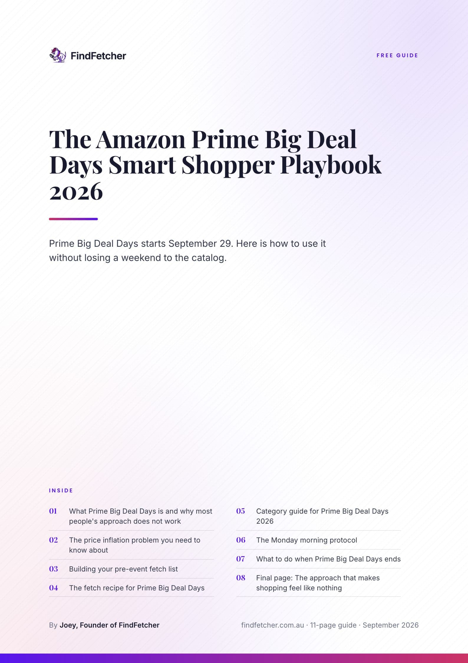 The Amazon Prime Big Deal Days Smart Shopper Playbook 2026 cover